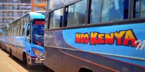 A fleet of Neo kenya Mpya buses